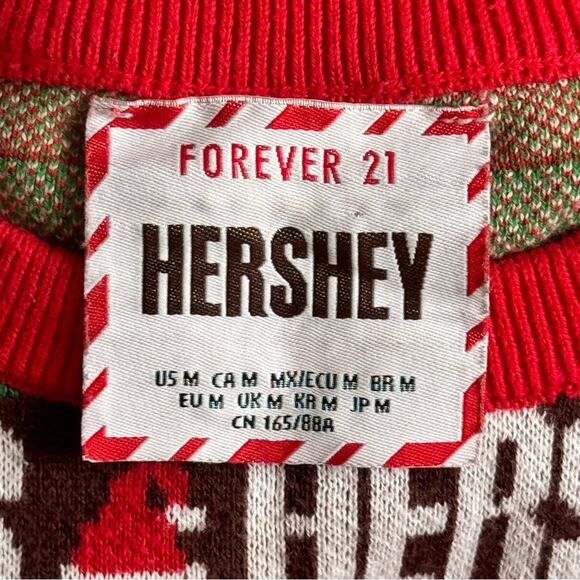 Chocolate Crop Sweater Hersheys x Forever 21 Collective Medium long sleeve - Picture 4 of 13